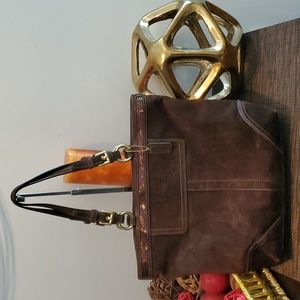 Suede COACH Hamilton with Wristlet